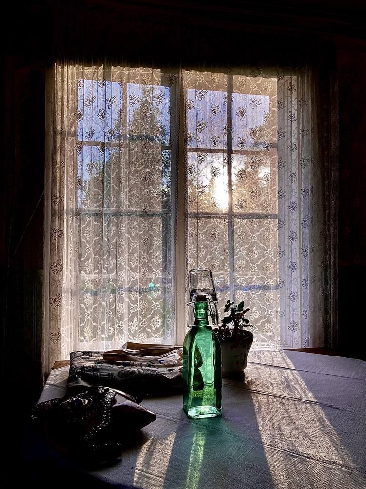 Ljus genom Spetsen — Fotografi, digitalt tryck